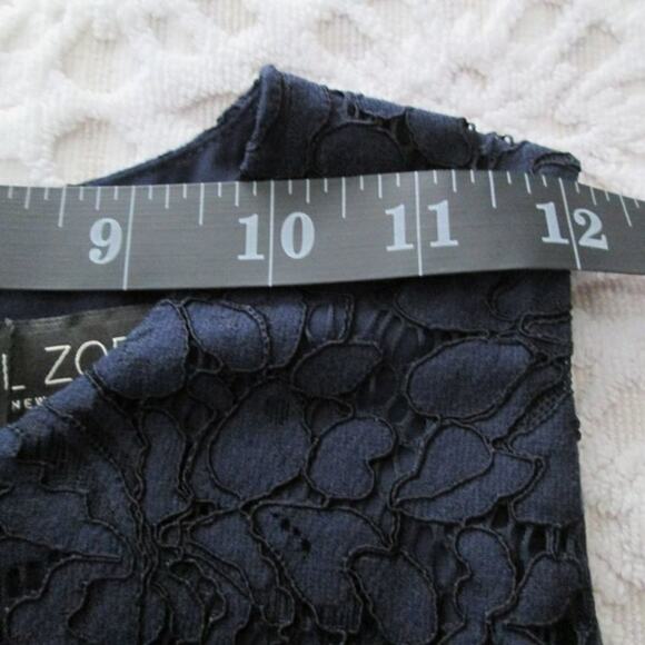 Rachel Zoe Lace Pattern Mini Dress-Size 12/XL-Blue-NWOT - Picture 7 of 16